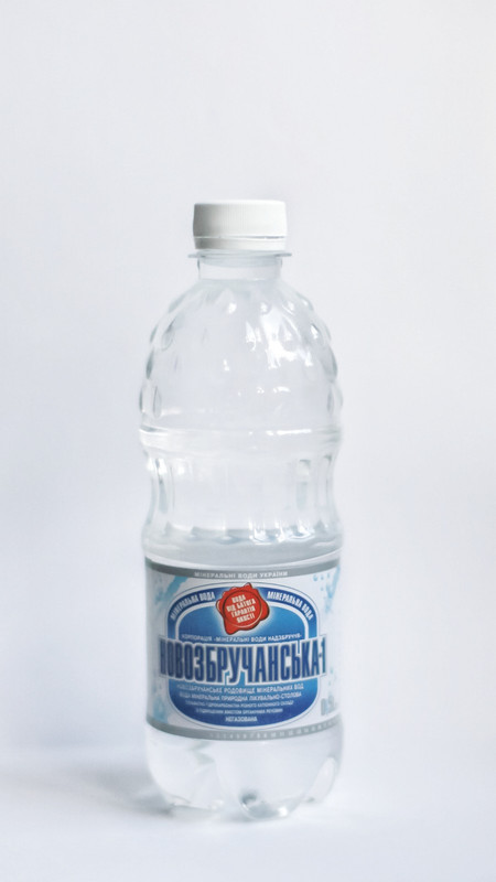 Вода мінеральна НОВОЗБРУЧАНСЬКА-1, негазована, 0,5 л.